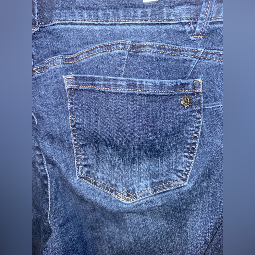 Democracy "Ab"solution Denim Patriot Straight Leg Jeans women’s Sz 16 slimming - Picture 5 of 11